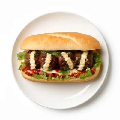Köfte (Frikadellen) Sandwich