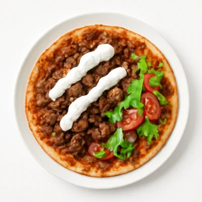 Lahmacun mit Drehspieß
