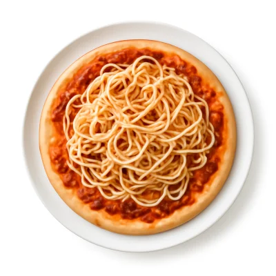 Pizza Spaghetti