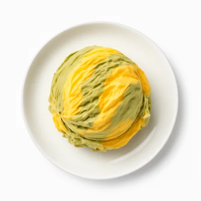 Matcha Eiscreme & Mango