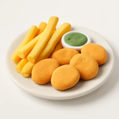 6er Chicken Nuggets + Pommes