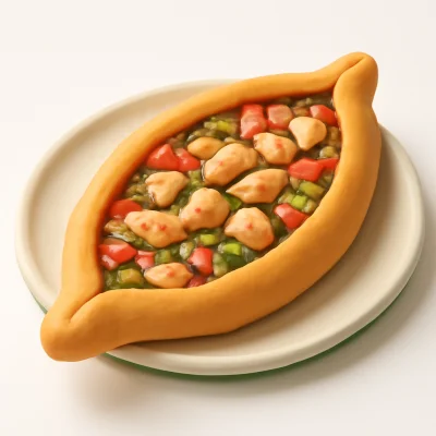 Hähnchen Döner Pide