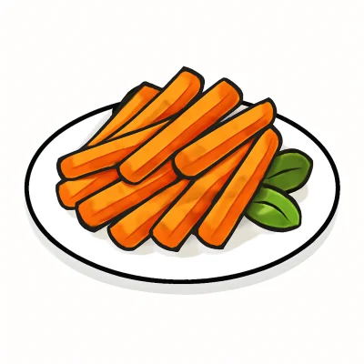 Süßkartoffel Pommes