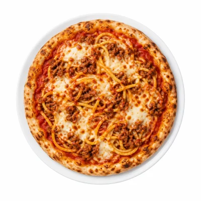 Pizza Spaghetti Bolognese