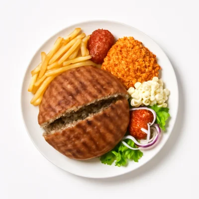 Gefülltes Hacksteak Pljeskavica