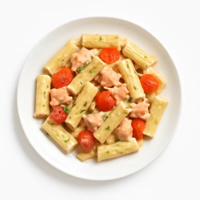 Rigatoni e Salmone