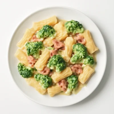 Rigatoni con Broccoli e Prosciutto