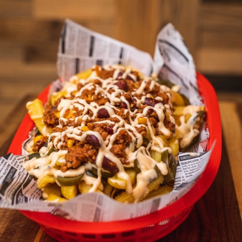 Chilli con Fritten