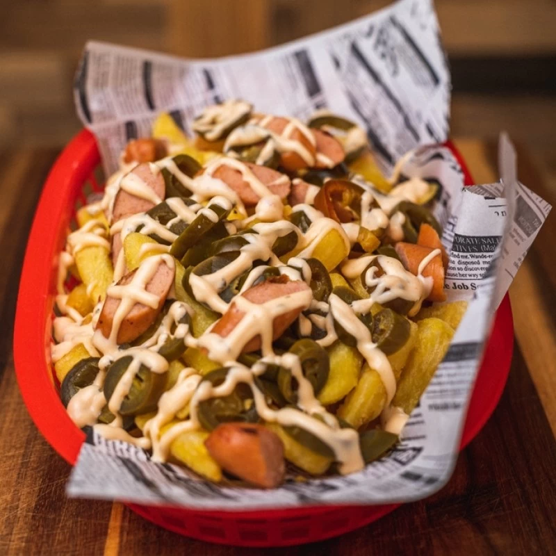 Chili Dog Fritten