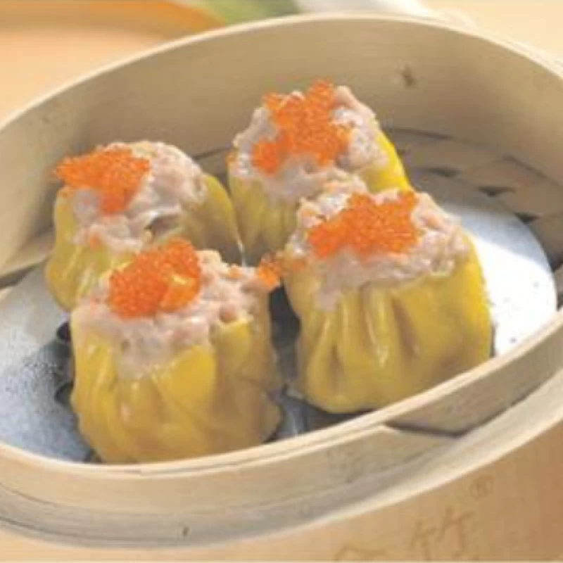 Teightaschen mit Schweinefleisch-Garnelenfüllung