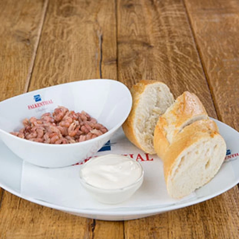 Portion Nordseekrabben