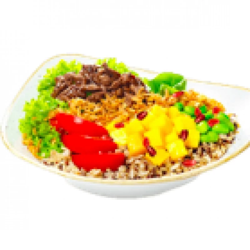 Crunchy Beef Bowl