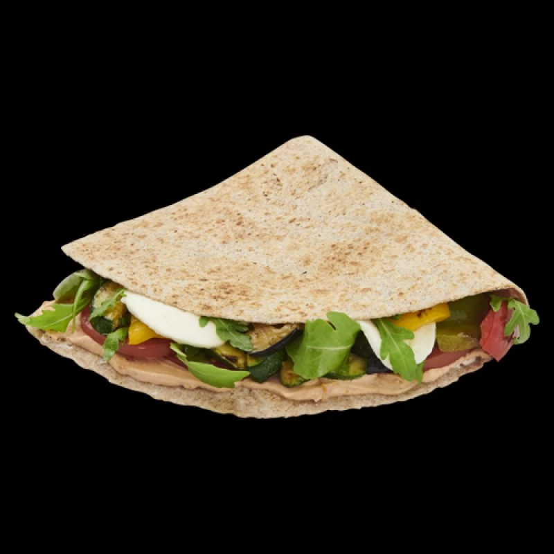 Grillgemüse Mozzarella Flatbread 
