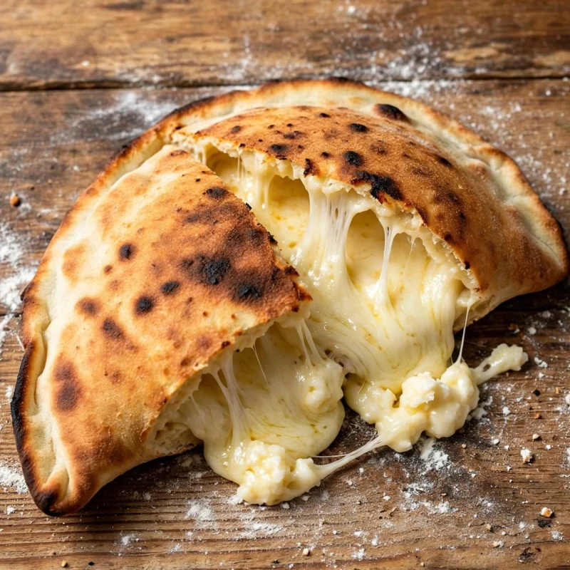 Gefülltes Pizzabrot (Käse)