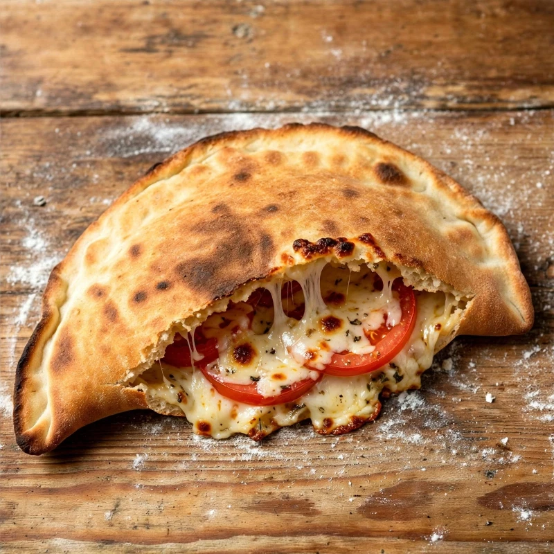 Gefülltes Pizzabrot (Pomodori)